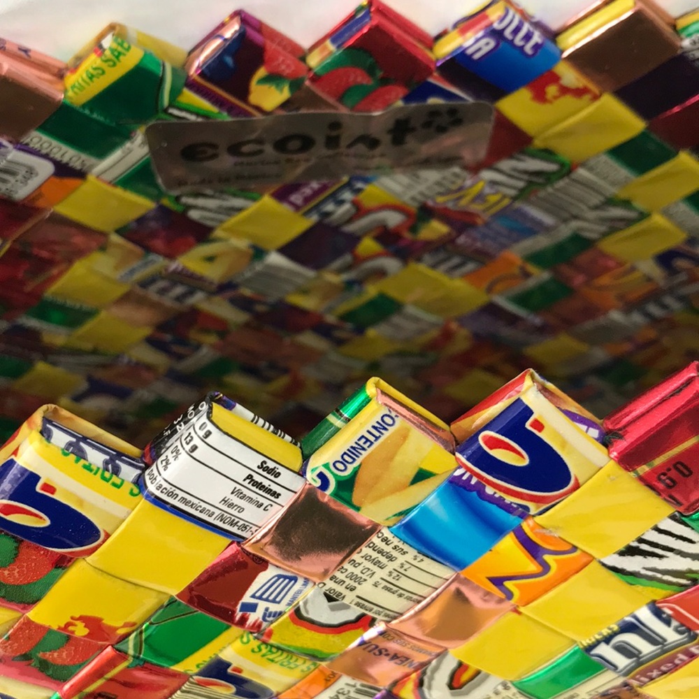 Fun Designer Candy Wrapper Woven Bag - image 3